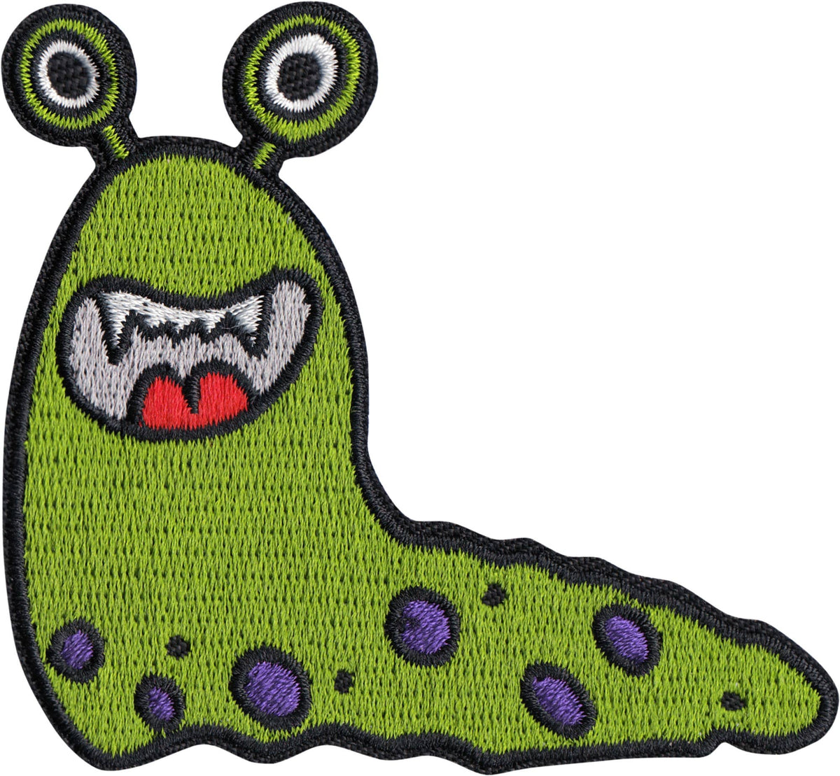 Patch - Slug Monster - Green With Purple Spots