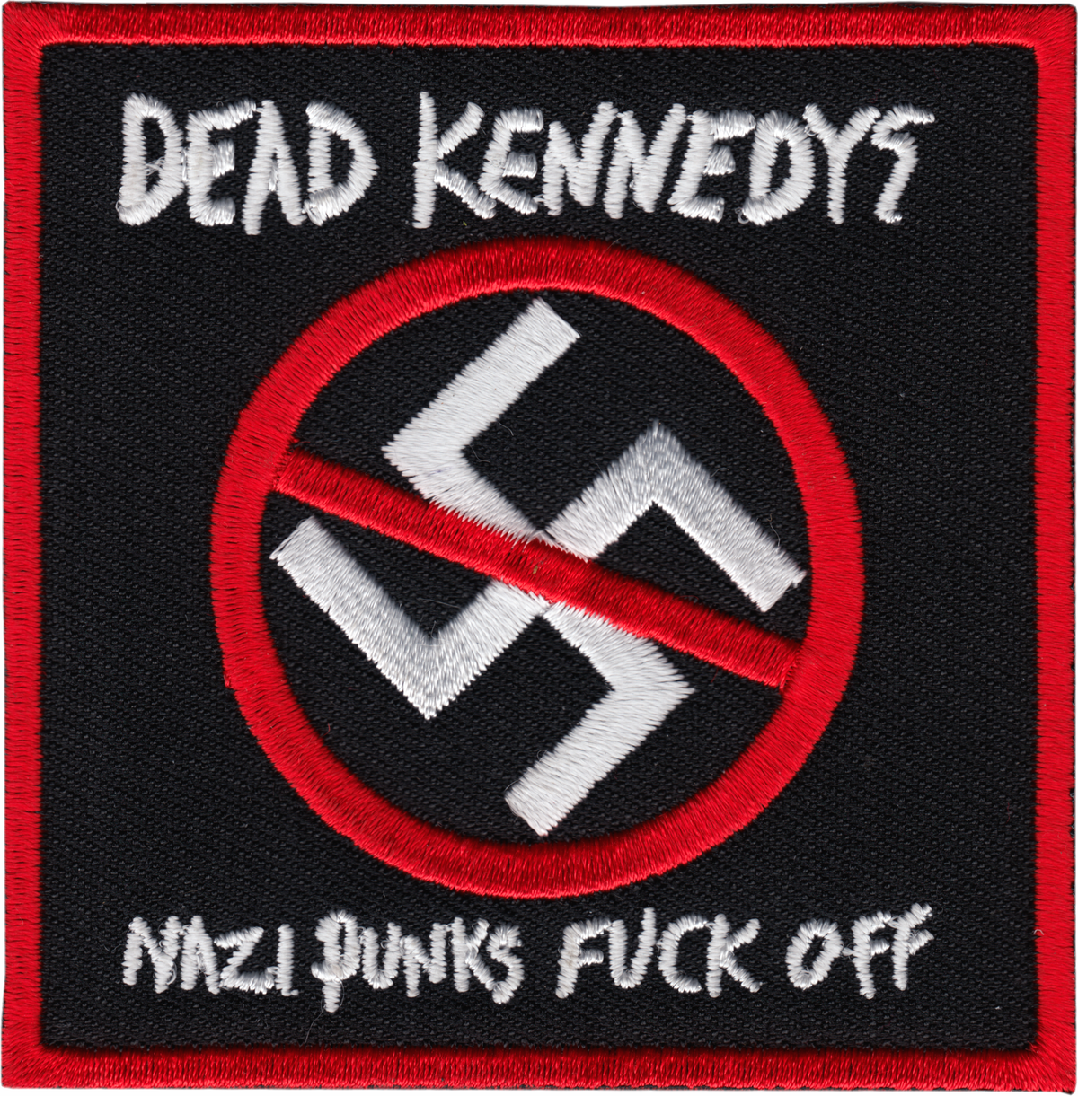Patch - Dead Kennedys - "Nazi Punks Fuck Off" Anti-Nazi Logo