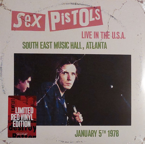Live In The U.S.A. (South East Music Hall, Atlanta) (January 5th 1978) Discogs cover art