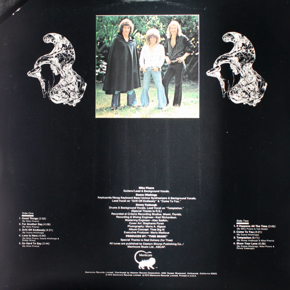 12" Vinyl LP Record - Thee Image - S/T Prog Rock Funk Music