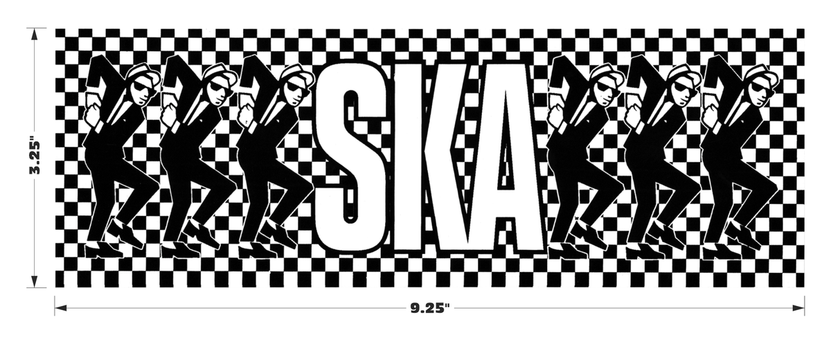 Sticker - Ska - 6 Dancers With Logo