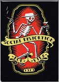 Magnet - Social Distortion Por Vida 1979 Skeleton Punk Band