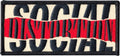 Patch - Social Distortion - 4.25" Torn Logo Punk Rock Music