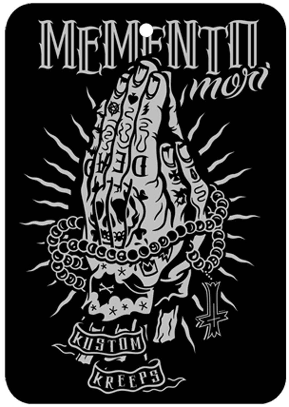 Air Freshener Sourpuss Kreeps Memento Mori Leather Scented