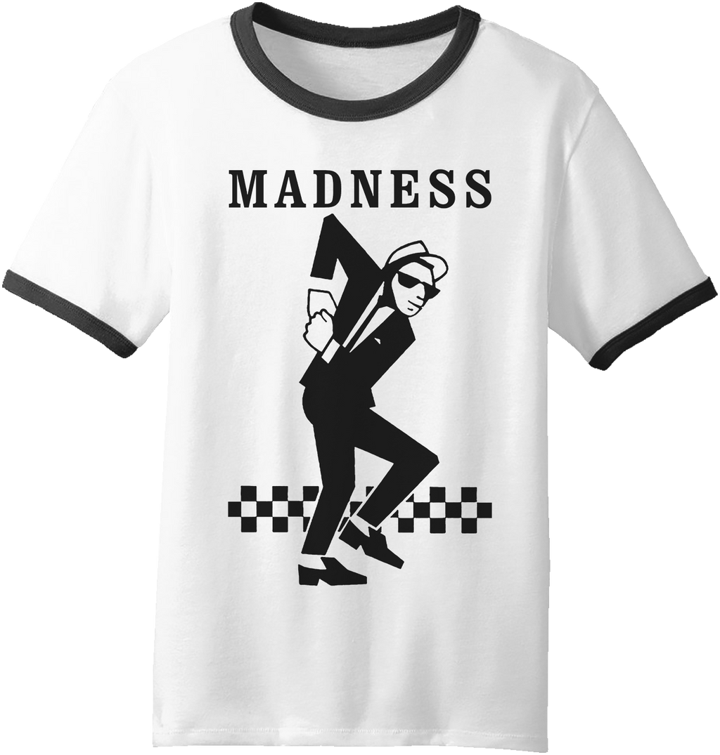 MADNESS "WALT JABSCO" WHITE RINGER T-SHIRT