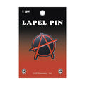 Enamel Pin - Anarchy Punk Rock Music Political Statement