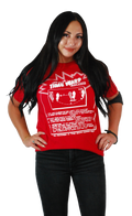 ROCKY HORROR PICTURE SHOW "TIME WARP" RED T-SHIRT