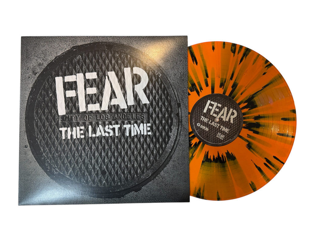 FEAR "THE LAST TIME" LIMITED EDITION BLACK AND ORANGE SPLATTER HALLOWEEN 2025 (L.A. SLEEVE) VINYL LP