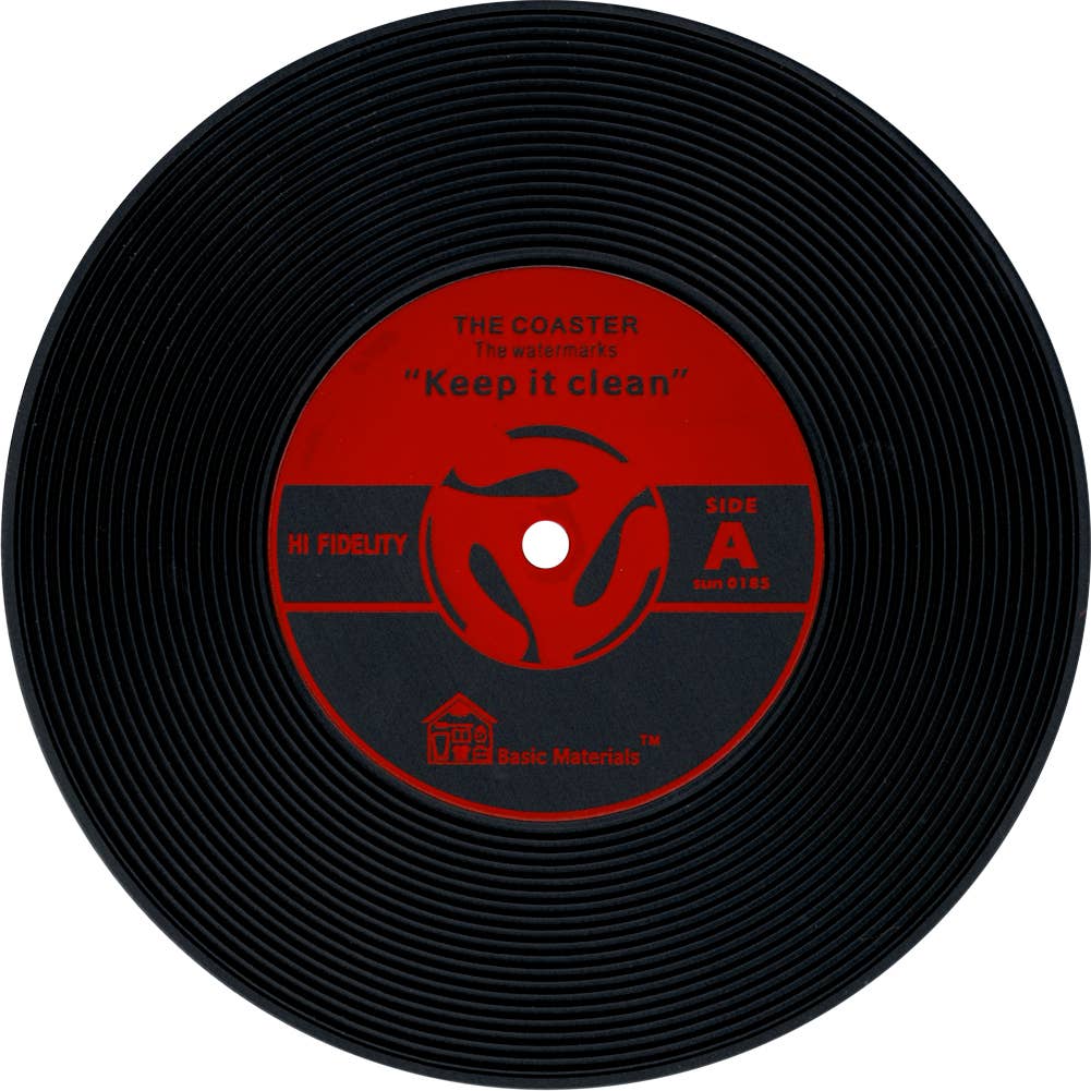 LP Vinyl Record Coasters 4 COLORS - DJ Music Retro Gift POP