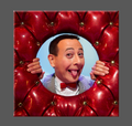 Pee Wee Herman, Magnet, Button, Mirror, Fridge, In Doorway