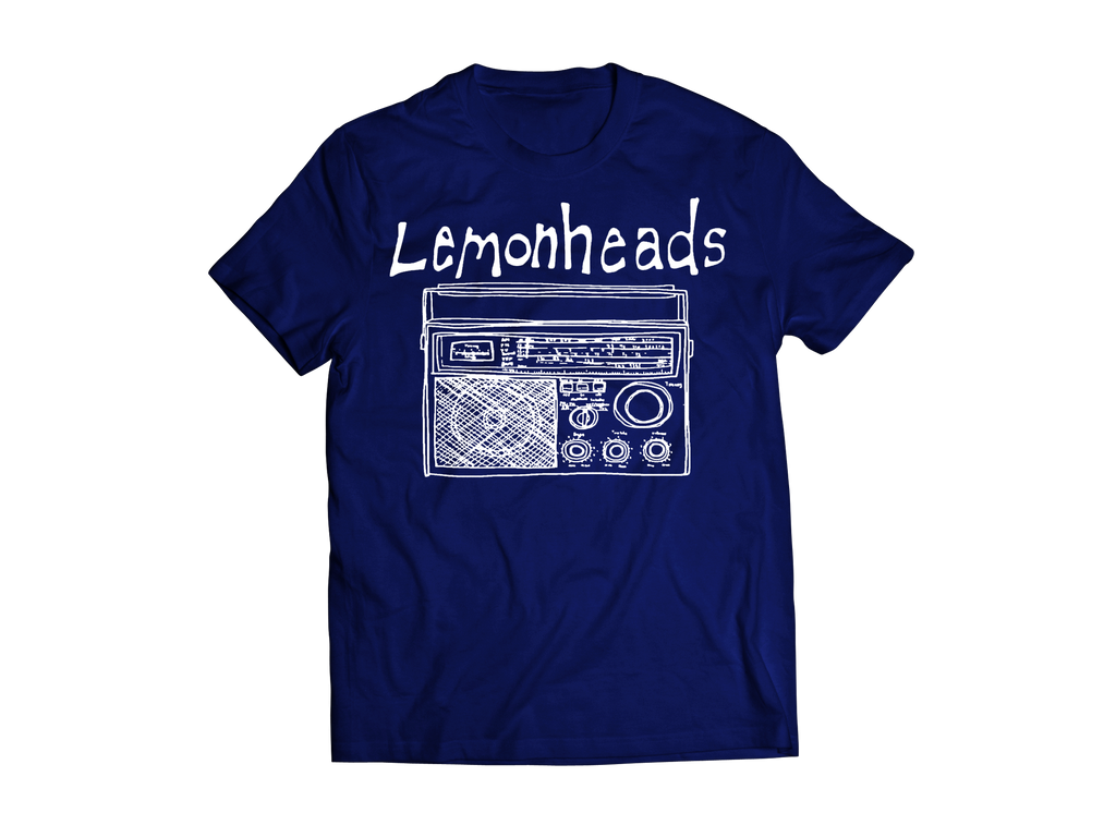 LEMONHEADS "RADIO" NAVY T-SHIRT