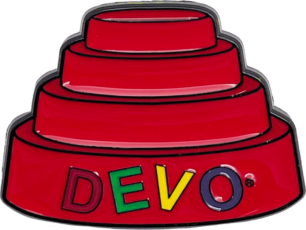 Enamel Pin - DEVO Dome 1980s Quirky New Wave Music Band