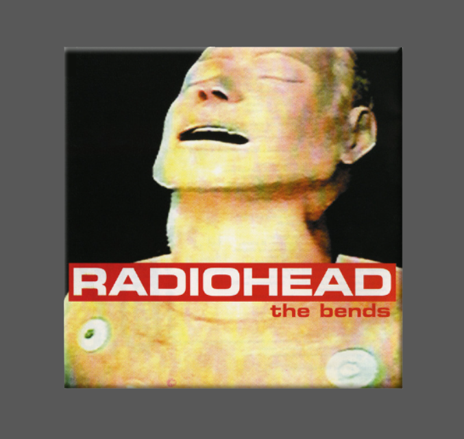 RADIOHEAD, Magnet, Button, Fridge Magnet, THE BENDS