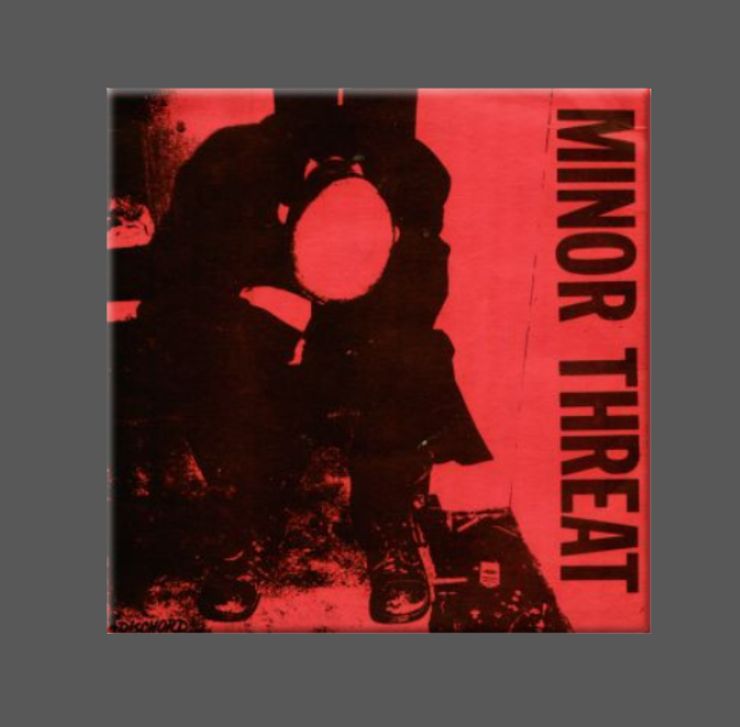 MINOR THREAT, Magnet, Button, Fridge Magnet, S/T