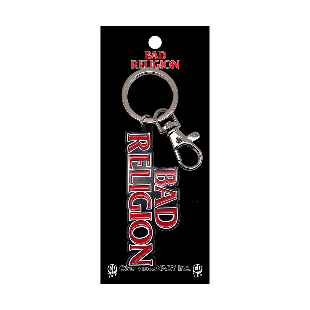 Metal Keychain - Bad Religion 1990s Punk Rock Music Band