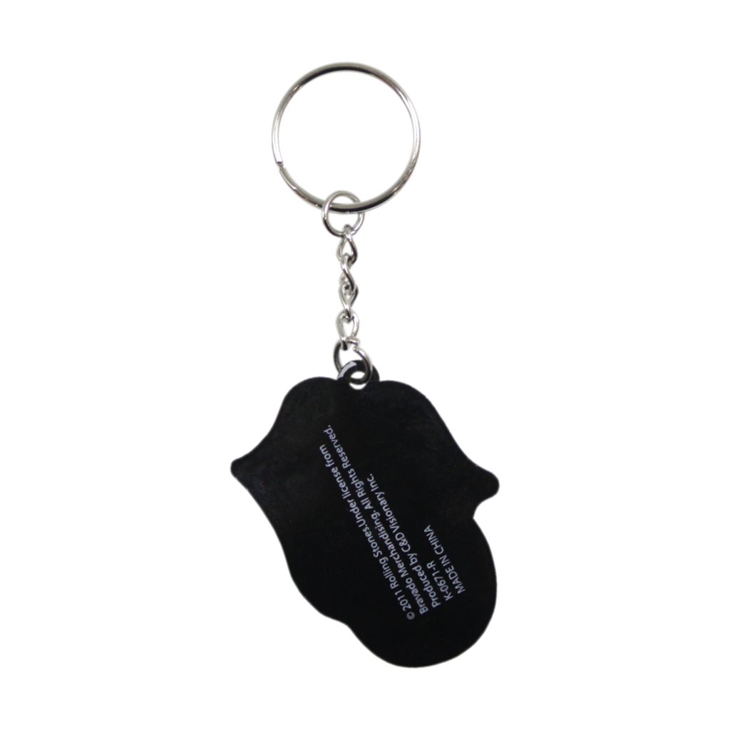 Rolling Stones Rubber Keychain - Tongue Logo