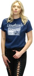 LEMONHEADS "RADIO" NAVY T-SHIRT