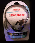 Maxell Adjustable Headbad Headphones (Black)