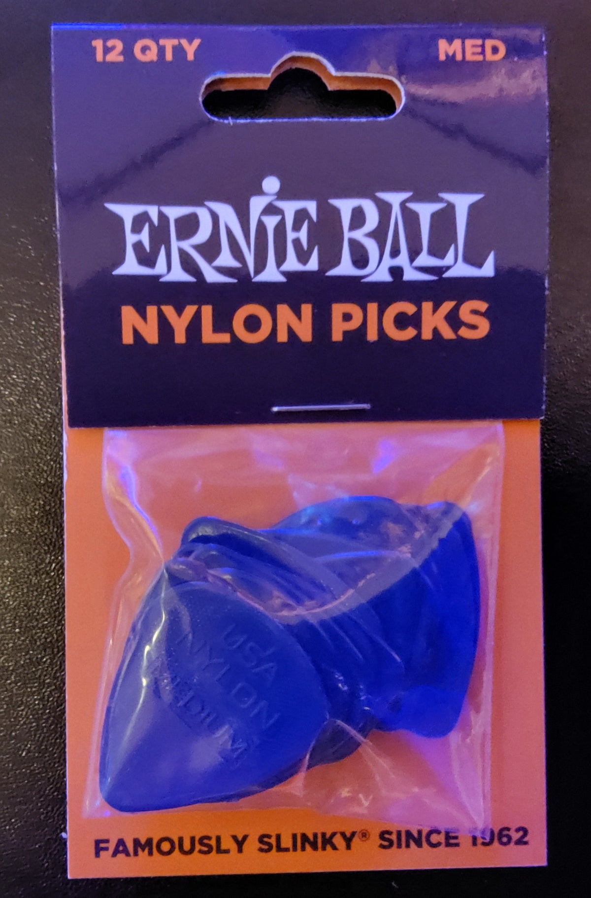Ernie Ball Nylon Picks (Medium - .72mm)